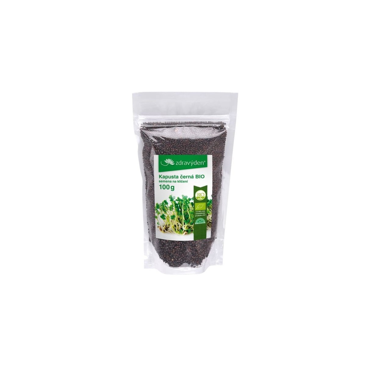 BIO Kel čierny - Brassica Oleracea - bio semená na klíčenie - 100 g