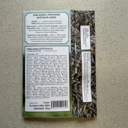 Vlhká kvetinová lúka - Planta Naturalis - osivo lúčnych kvetov - 10 g