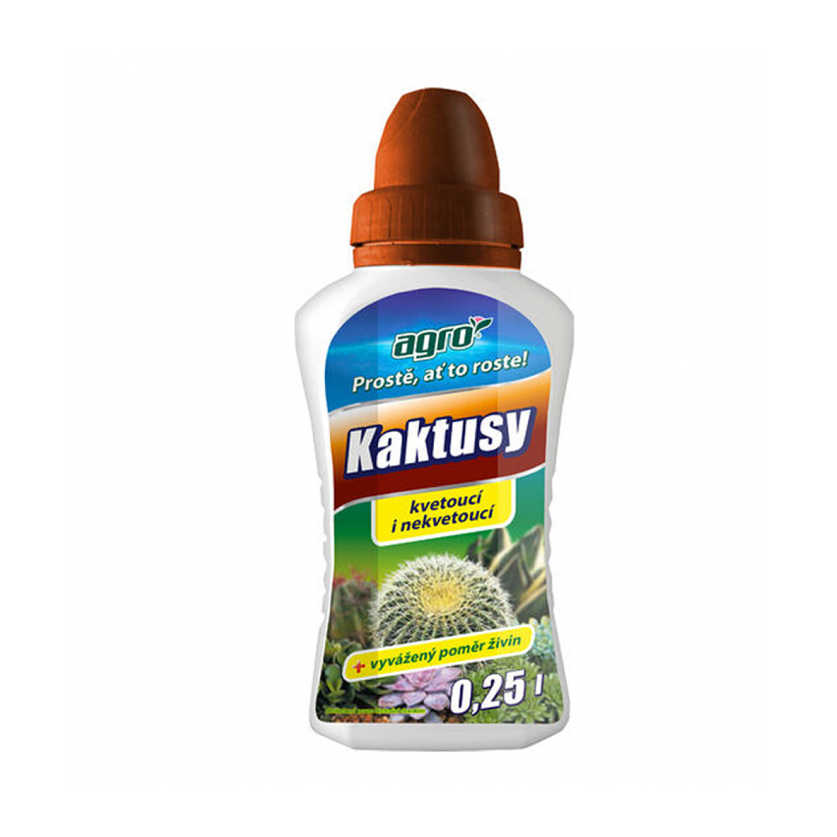 Kvapalné hnojivo pre kaktusy a sukulenty – 0,25 l