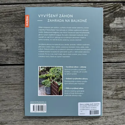 Vyvýšené záhony na balkóne - kniha - 1 ks