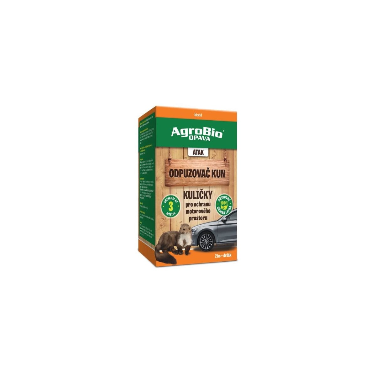 ATAK - Odpudzovač kún guličky - AgroBio - 2 ks