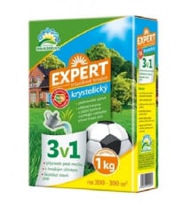 Trávnikové hnojivo 3 v 1 - Forestina - hnojivo na trávny porast - 1 kg