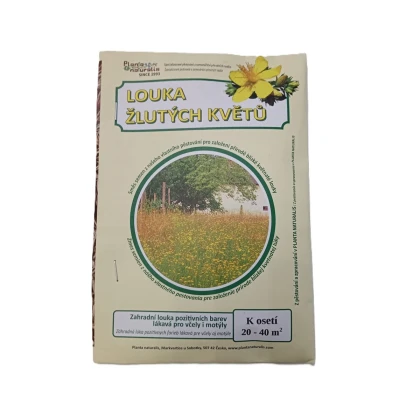 Žltá lúka - semená lúčnych kvetín a tráv - 40 g