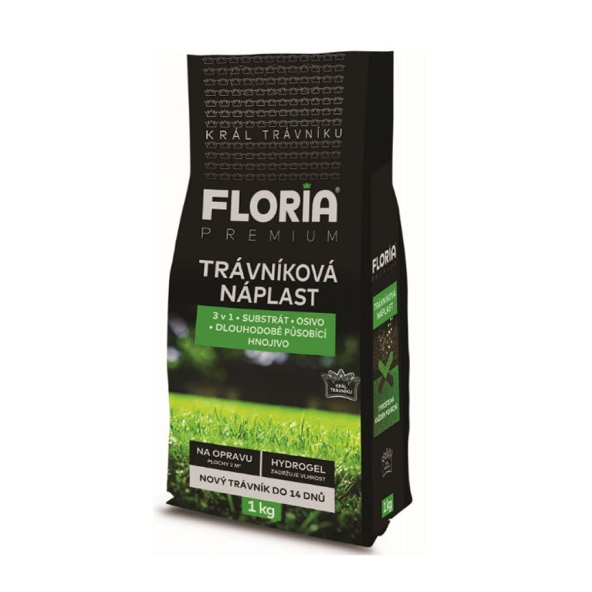 Trávniková náplasť 3 v 1 - Agro - trávne osivo - 1 kg