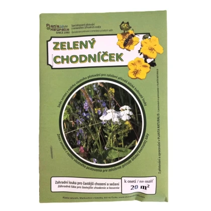 Kvetinová lúka Zelený chodníček - Planta Naturalis - osivo lúčnych kvetov - 40 g