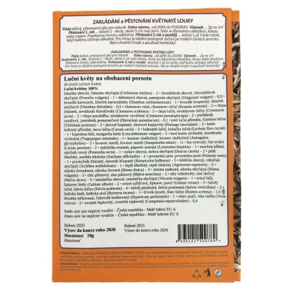 Kvetinová lúka pre obohatenie porastu - Plata Naturalis - osivo lúčnych kvetov - 10 g