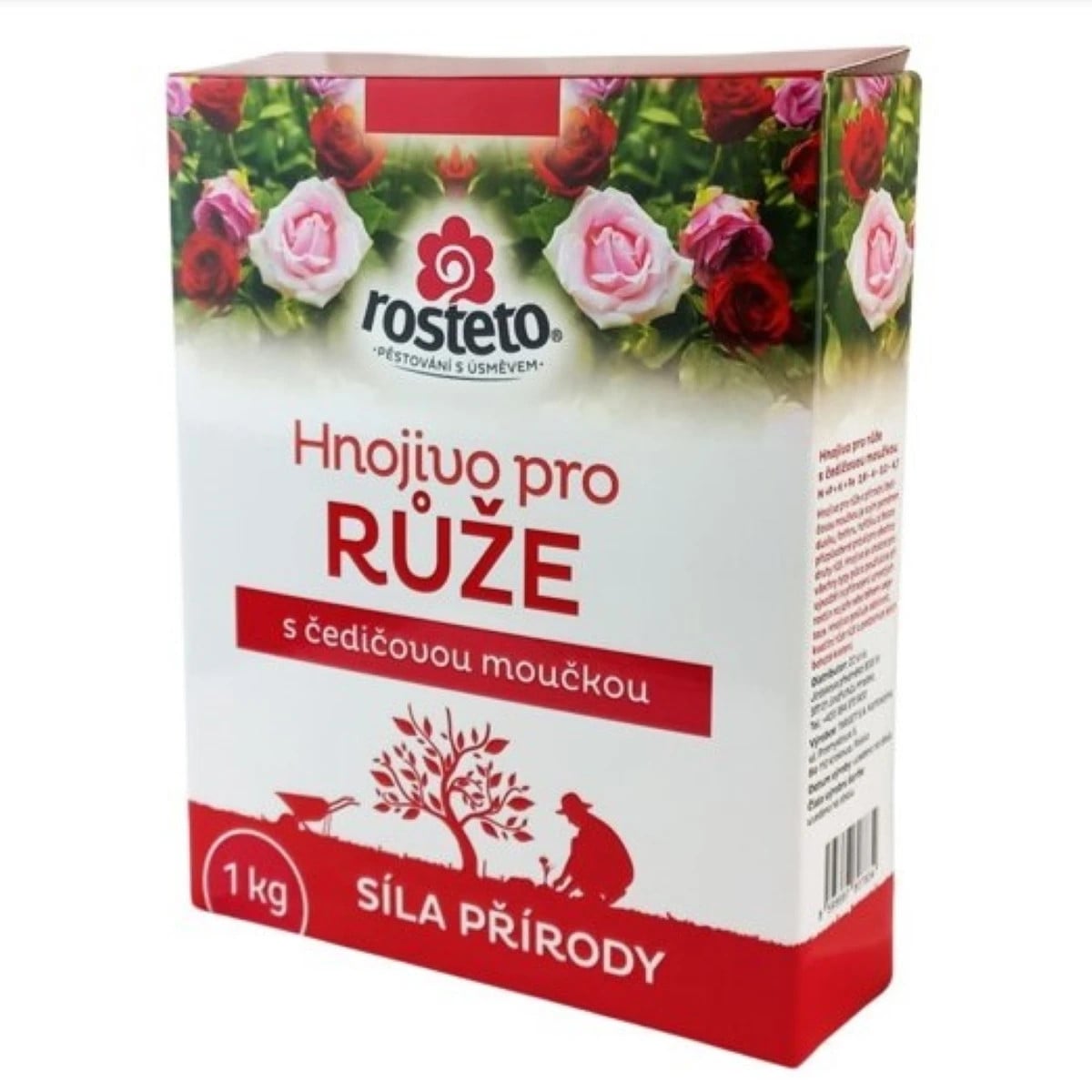 Hnojivo na ruže s čadičovou múčkou - Rosteto - hnojivo - 1 kg