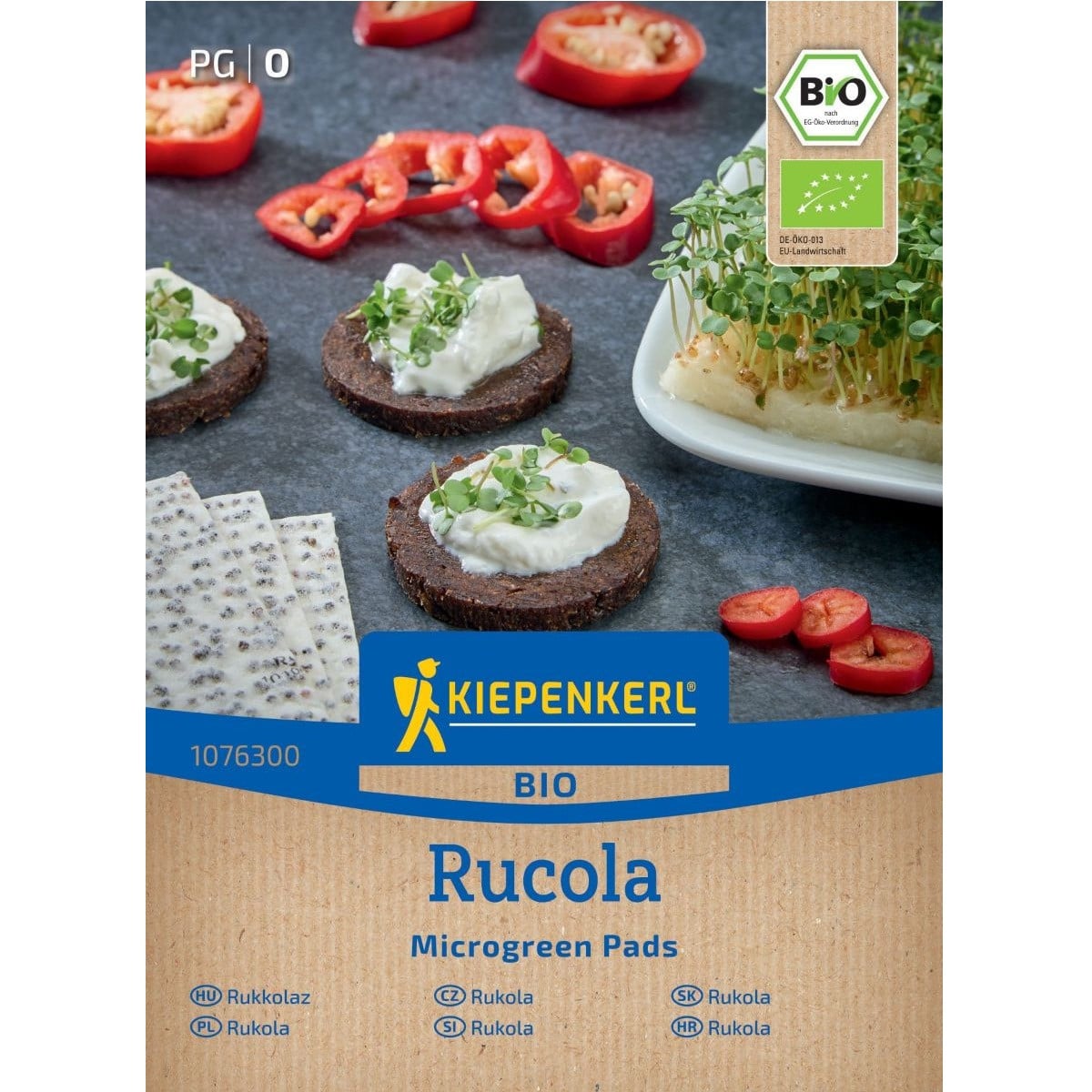 Mikrozelenina - microgreen - náhradné pláty bio rukoly - 3 ks