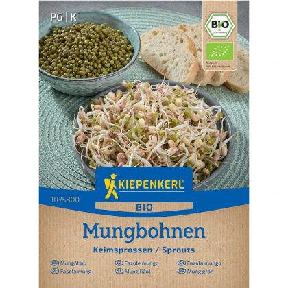 BIO Fazuľa Mungo - Vigna radiata - bio semená na klíčenie - 75 g