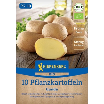 BIO sadbové zemiaky Gunda - Solanum tuberosum - bio zemiaky - 10 ks