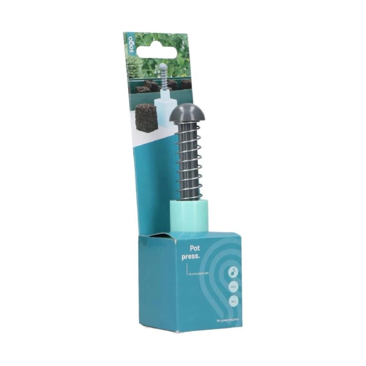 Ručný lis na výrobu rašelinových kvetináčov - 4 cm - SOGO - 1 ks
