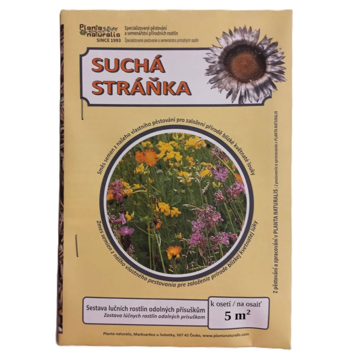 Kvetinová lúka Suchá stráň - Planta Naturalis - osivo lúčnych kvetov - 10 g