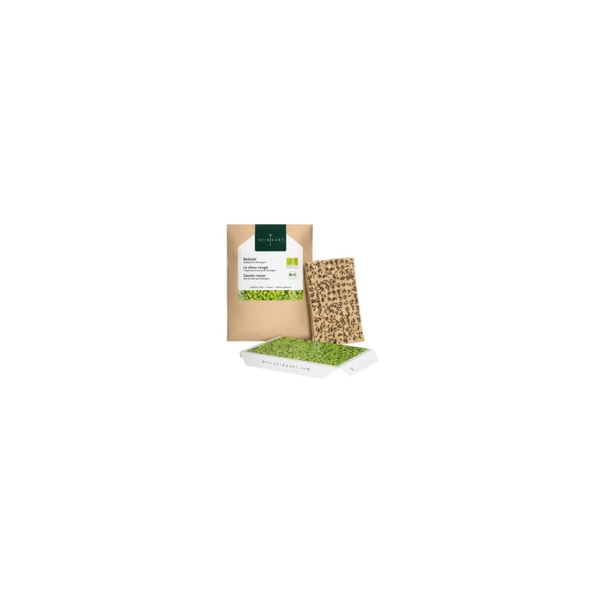 BIO microgreen Červená kapusta - Heimgart - náhradné pláty - 1 ks