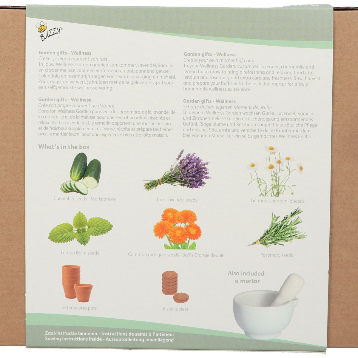 Buzzy Garden Gift - Darčeková sada Wellness - Pieterpik - 1 balenie