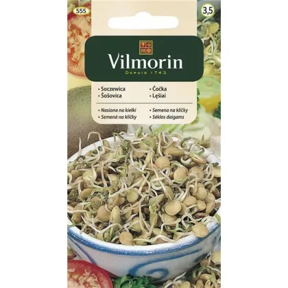 Semená na klíčky - Šošovica - Vilmorin - 20 g