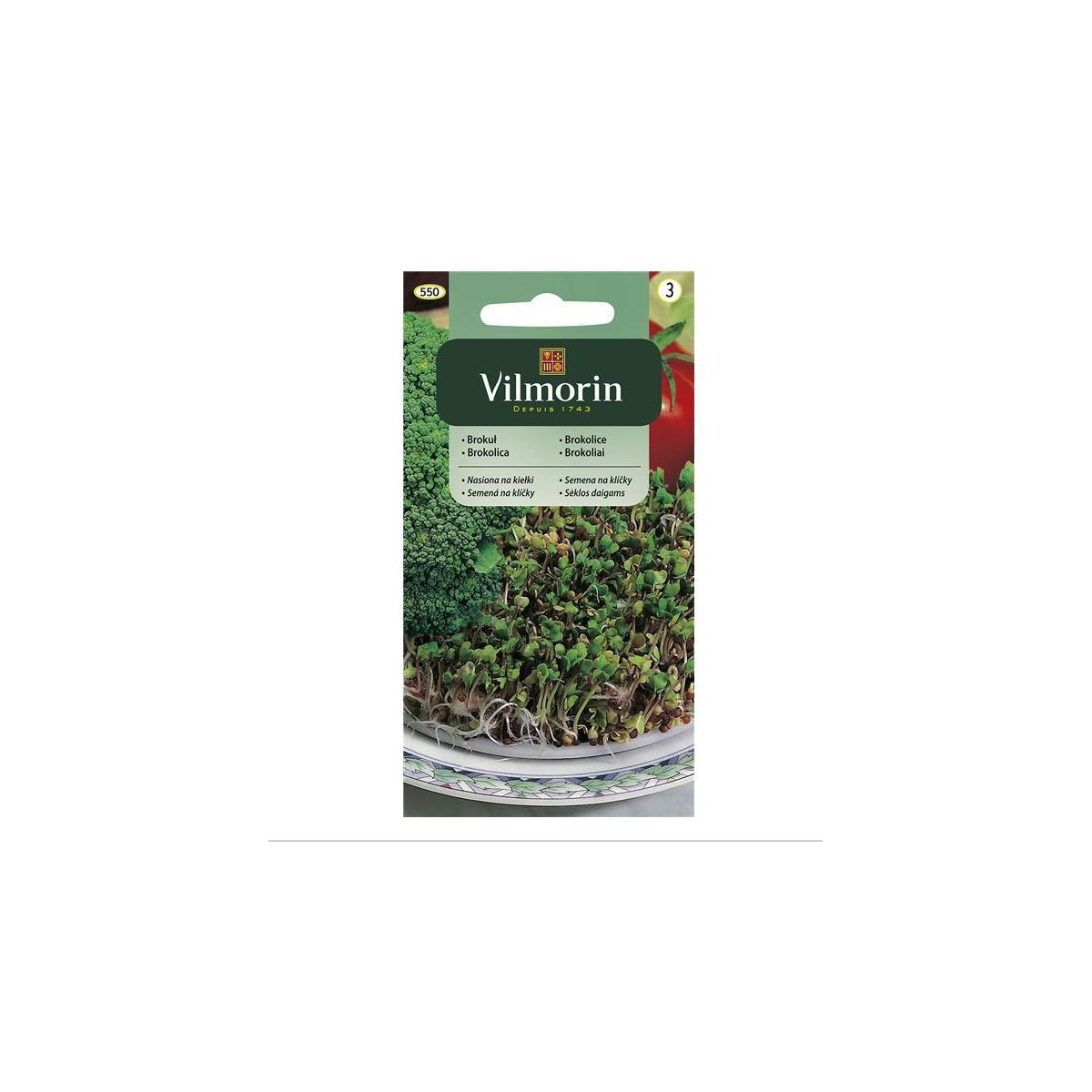 Semená na klíčky - Brokolica - Vilmorin - 5 g