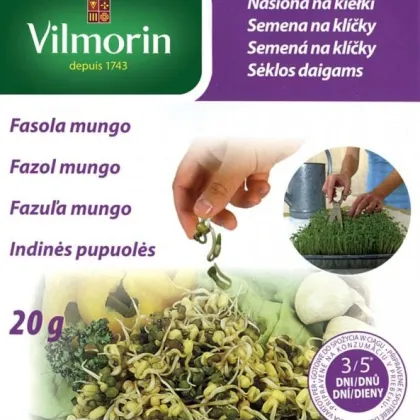 Semená na klíčky - Fazuľa mungo - Vilmorin - 20 g