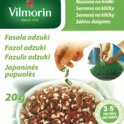 Semená na klíčky - Fazuľa adzuki - Vilmorin - 20 g
