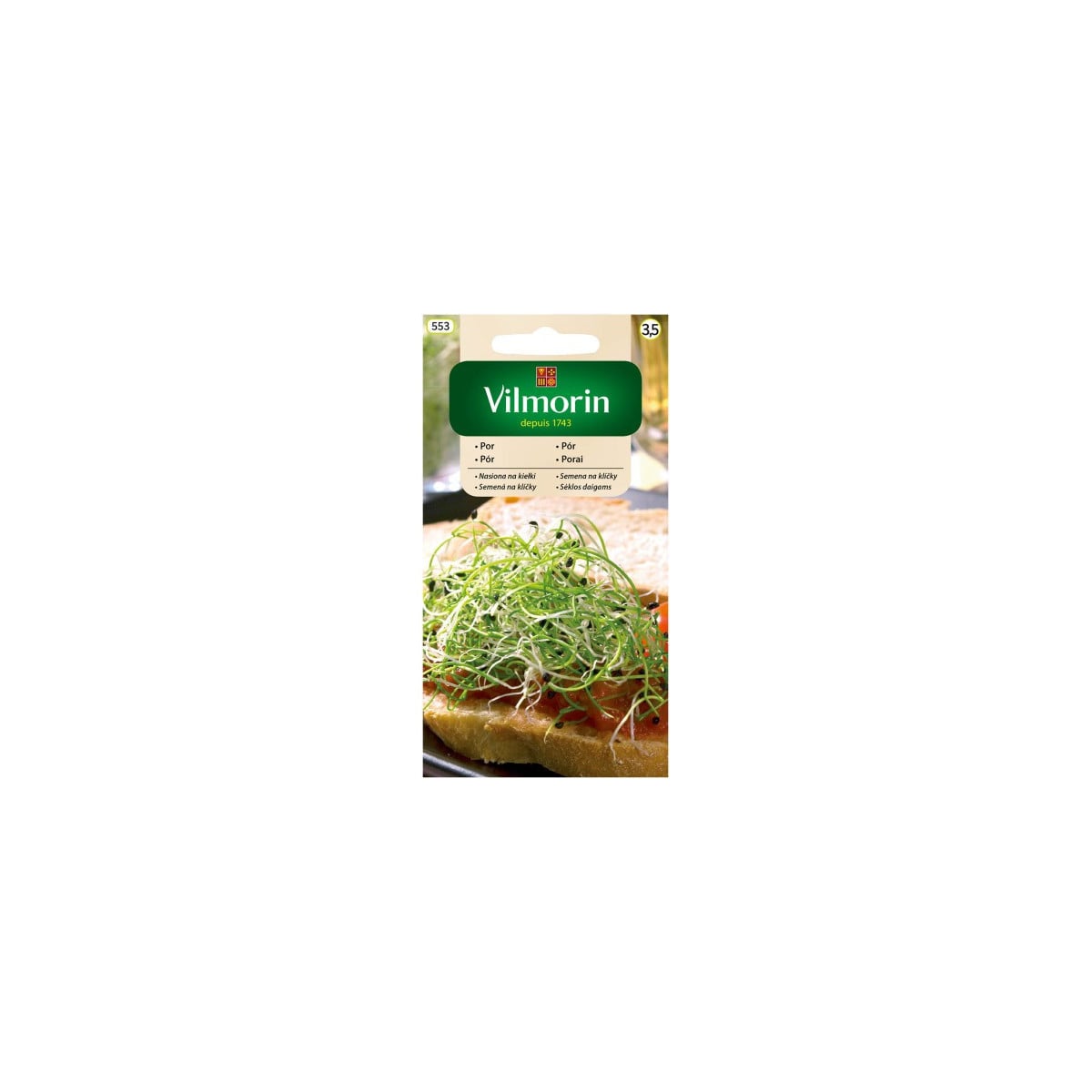 Semená na klíčky - Pór - Vilmorin - 1 g