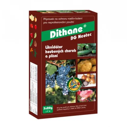 Dithane - Likvidátor hubových chorôb a plesní - ochrana rastlín - 3 x 20 g