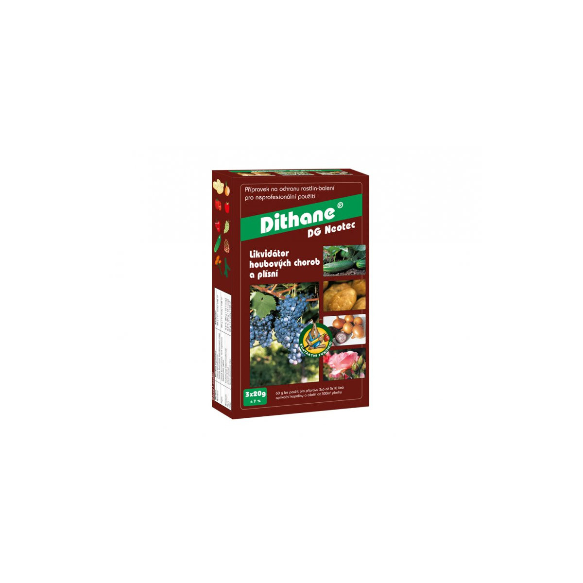 Dithane - Likvidátor hubových chorôb a plesní - ochrana rastlín - 3 x 20 g