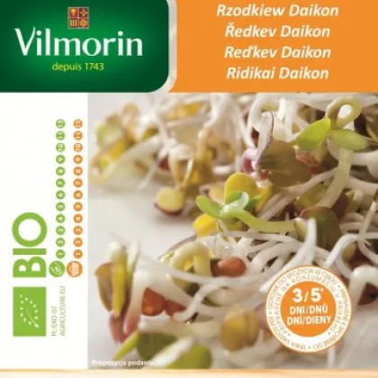 BIO semená na klíčky - Reďkev Daikon - Vilmorin - 10 g
