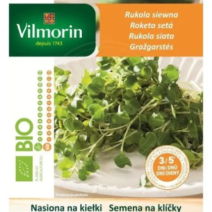 BIO semená na klíčky - Rukola siata - Vilmorin - 20 g