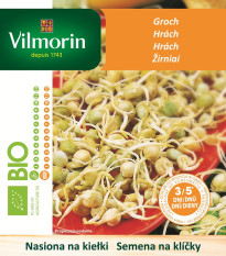 BIO semená na klíčky - Hrach - Vilmorin - 40 g