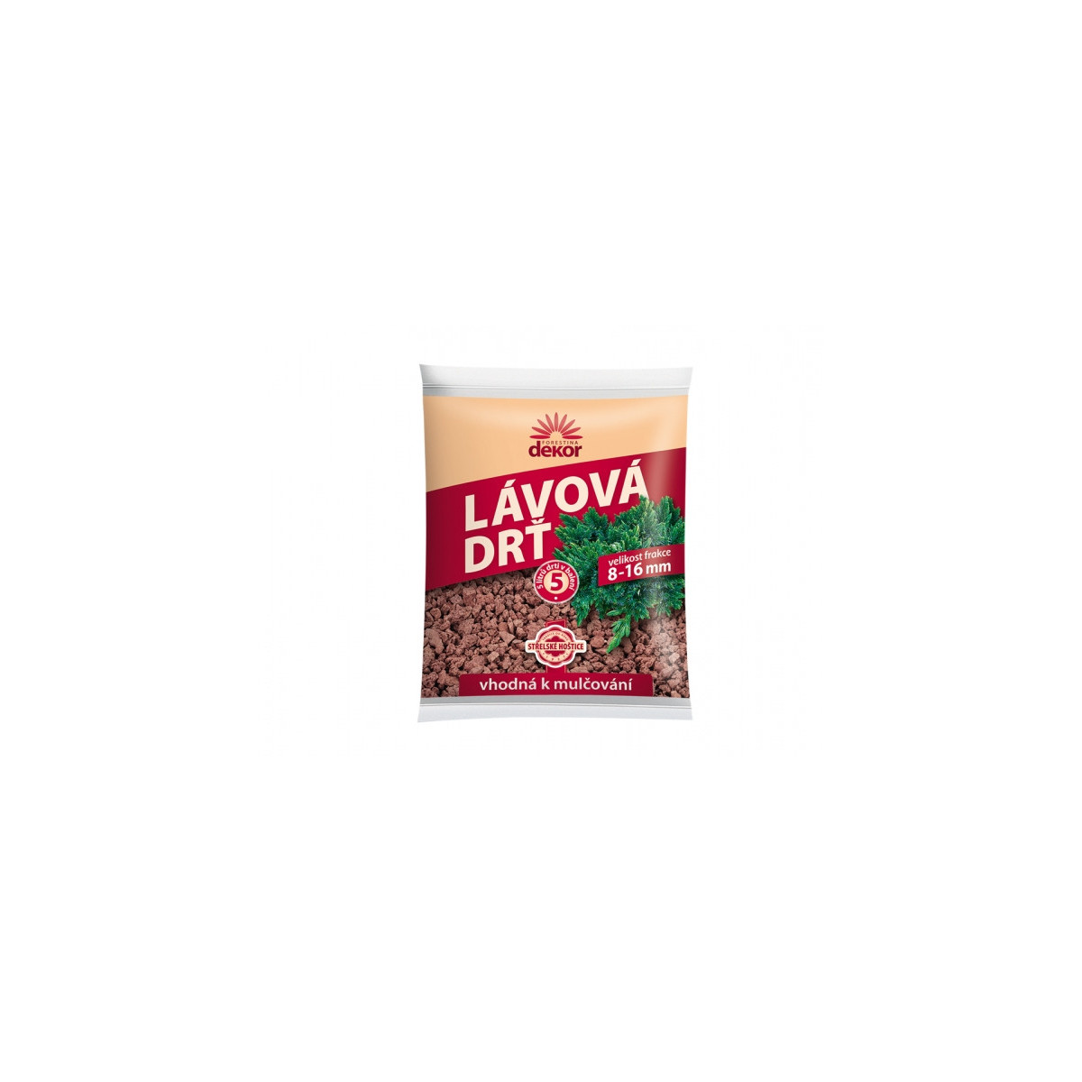 Lávová drť - Dekoračný materiál - 5 l
