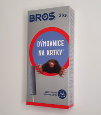 Dymovnica na krtkov - Bros - ochrana rastlín - 3 ks