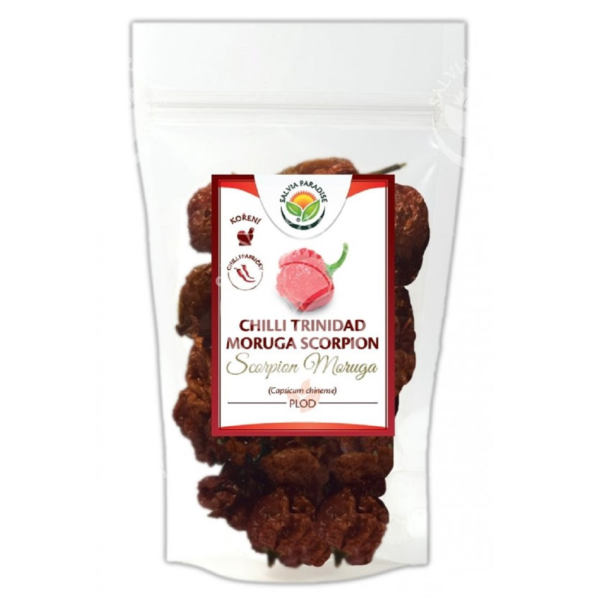 Chilli Trinidad Moruga Scorpion - Capsicum chinense - sušené plody - 10 g