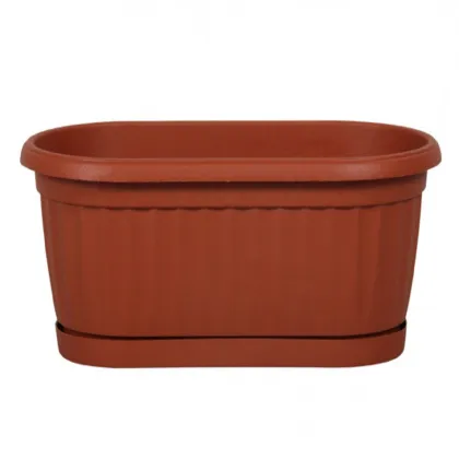 Samozavlažovací kvetináč - 32 cm - teracotta