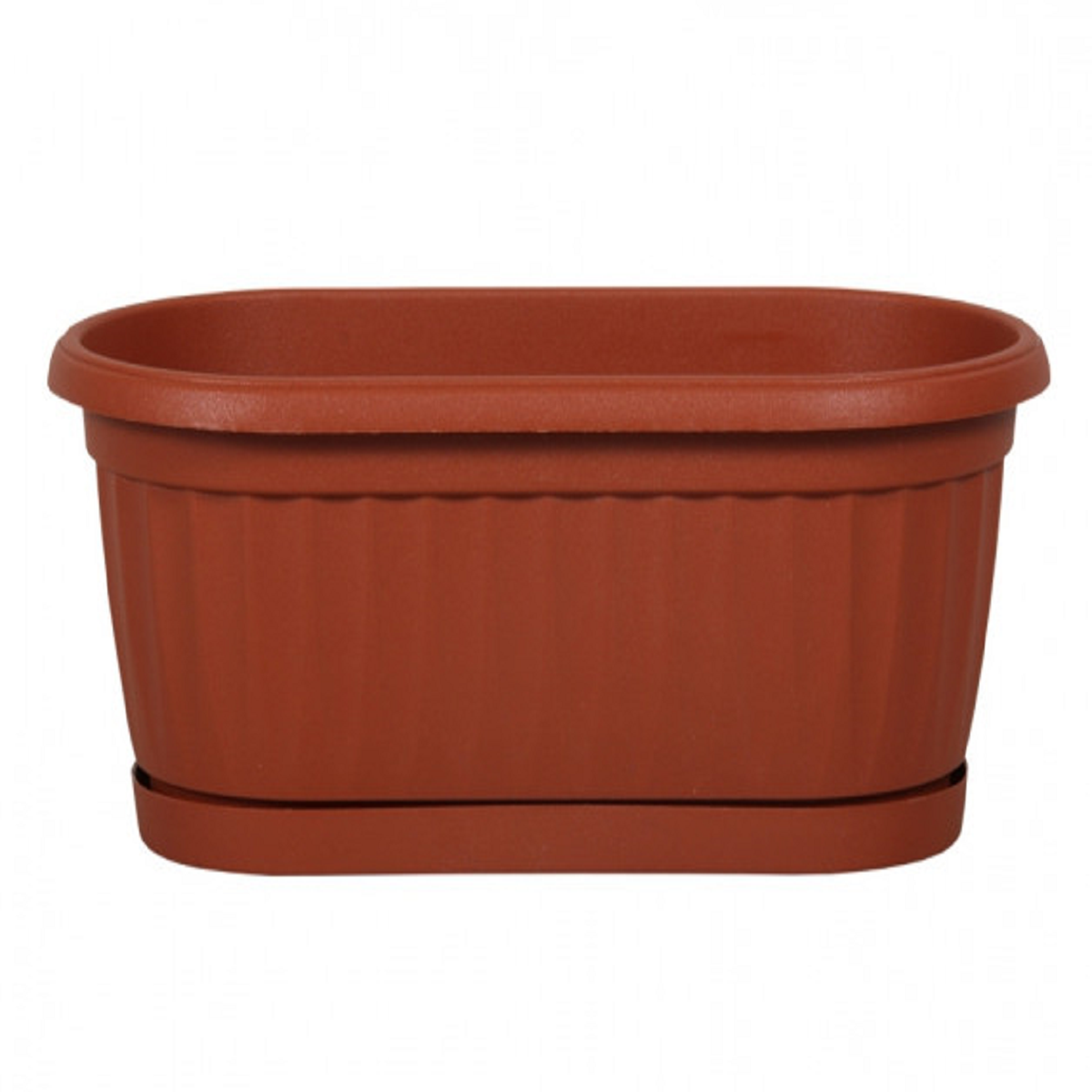 Samozavlažovací kvetináč - 32 cm - teracotta