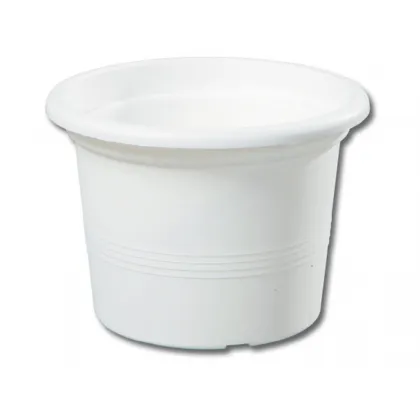 Kvetináč Sakura Modern biely - 14 x 11 cm - 1 ks