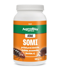 ATAK Somi - prípravok proti plošticiam a švábom - AgroBio - ochrana pred hmyzom - 100 g