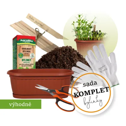 Pestovateľská sada komplet - pre bylinky - 1 ks