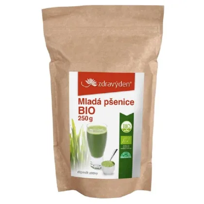 Mladá pšenica BIO - prášok - bio kvalita - 250 g