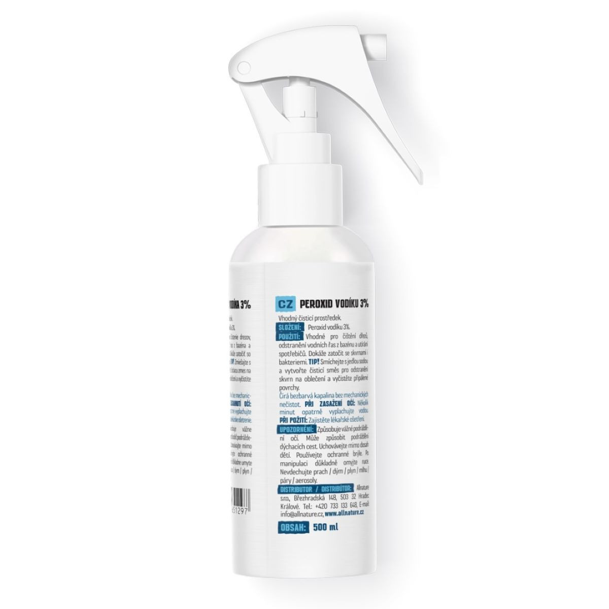 Peroxid vodíka 3 % - sprej - 500 ml