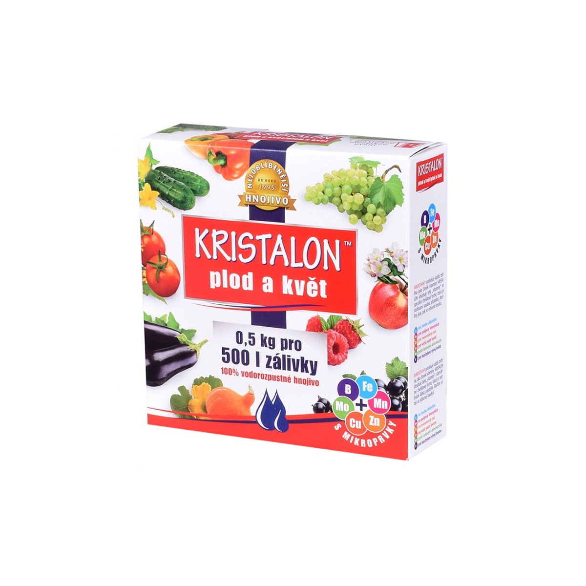 Kryštalické hnojivo - Kristalon Plod a kvet - 500 g