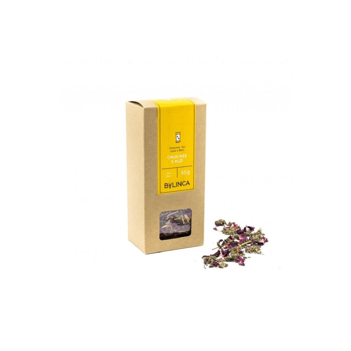 Chun Mee s ružou BIO - bylinná čajová zmes - 65 g