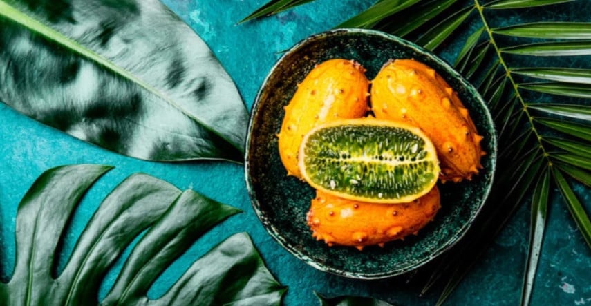 Kiwano, rohatý melón alebo aj africká uhorka